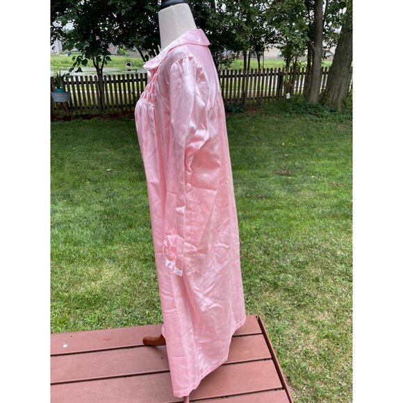 Amanda Stewart Intimates Pink Nightgown Size L Women Polyester & Cotton Vintage - Picture 4 of 8